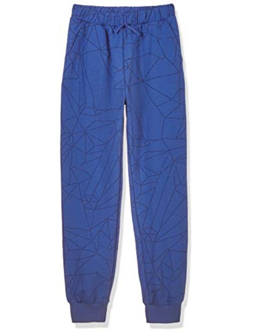 Kid Nation Kids Unisex Printed Pull On Sweatpants Casual Jogger Pants for Boys or Girls 4-12 Years