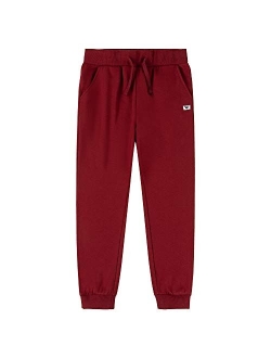 JIAHONG Kids Fleece Sweatpants Casual Pull on Jogger Athletic Sweatpants Soft Fashion Pants for Boys or Girls