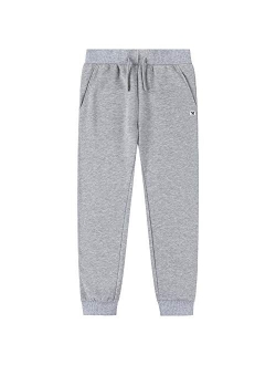 JIAHONG Kids Fleece Sweatpants Casual Pull on Jogger Athletic Sweatpants Soft Fashion Pants for Boys or Girls