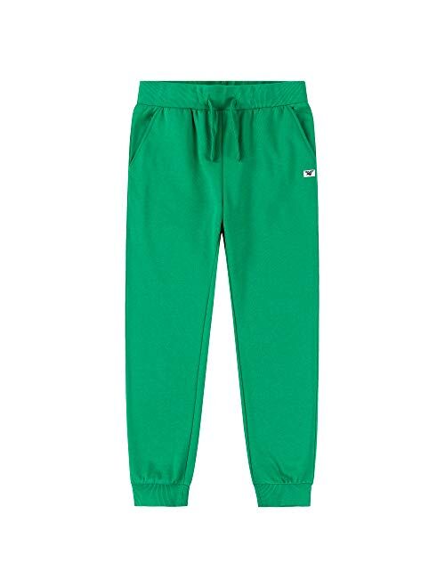 JIAHONG Kids Fleece Sweatpants Casual Pull on Jogger Athletic Sweatpants Soft Fashion Pants for Boys or Girls