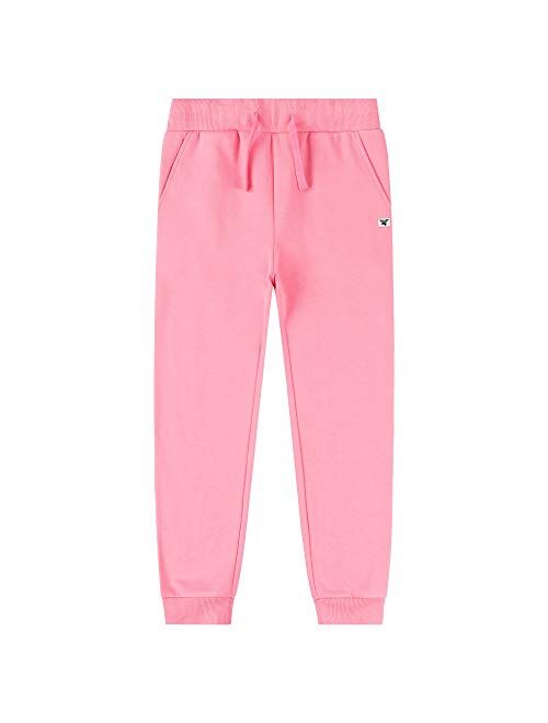 JIAHONG Kids Fleece Sweatpants Casual Pull on Jogger Athletic Sweatpants Soft Fashion Pants for Boys or Girls