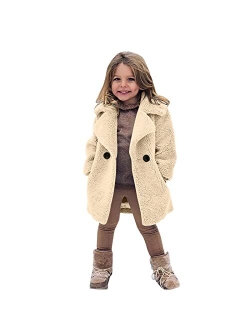 Mousmile Toddler Kids Duffle Overcoat Winter Charm Windbreaker Jacket Outwear for Boys Girls Trench Coat