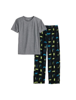 Boys 8-20 Sonoma Goods For Life Tee & Microfleece Pants Pajama Set in Regular & Husky