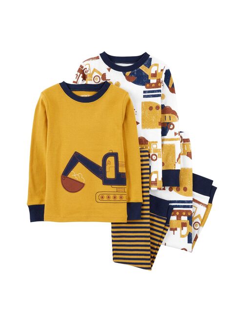 Toddler Boy Carter's Construction Tops & Bottoms Pajama Set