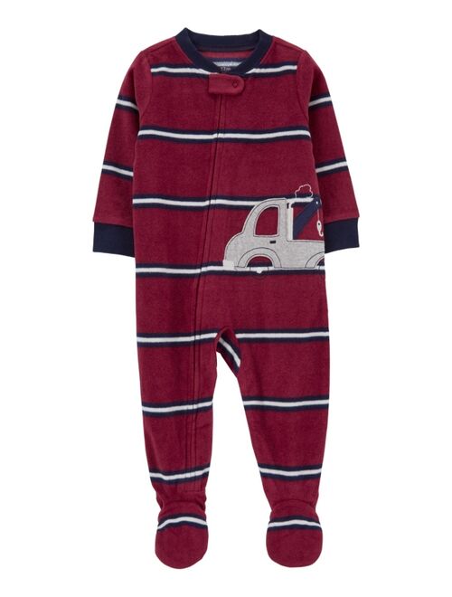 Carter's Toddler Boys One-Piece Fleece Footie Pajama