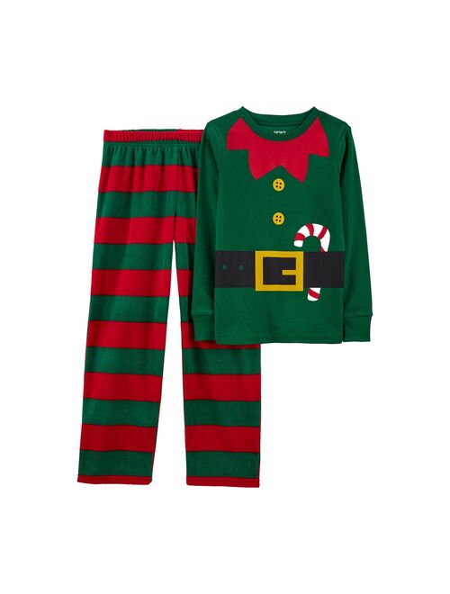 Boys 4-14 Carter's Christmas Fleece Top & Bottoms Pajama Set