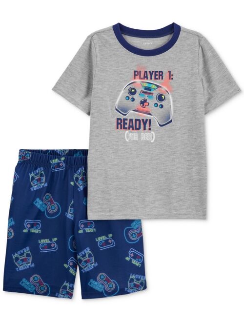 Carter's Big Boys 2-Pc. Video Game-Print Pajama Set