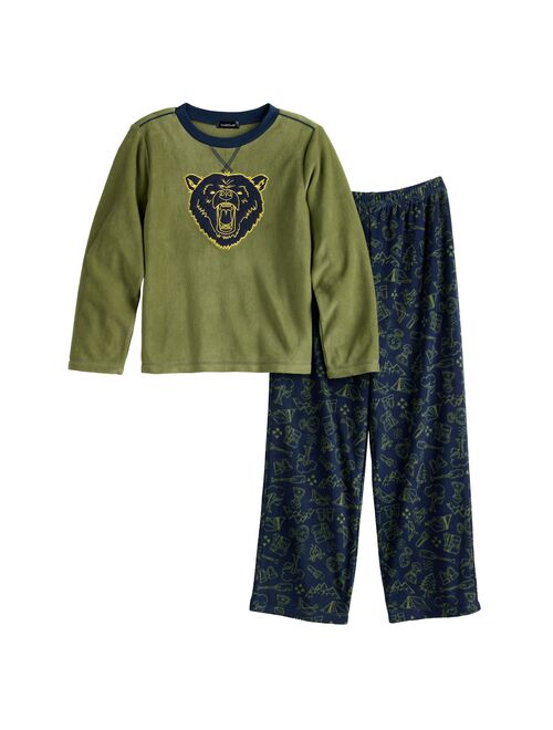 Boys 6-16 Cuddl Duds Top & Bottoms Fleece Top & Bottoms Pajama Set