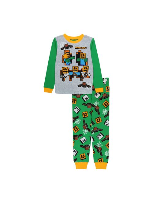 Boys 6-12 Minecraft Trick Or Treat Pajama Set