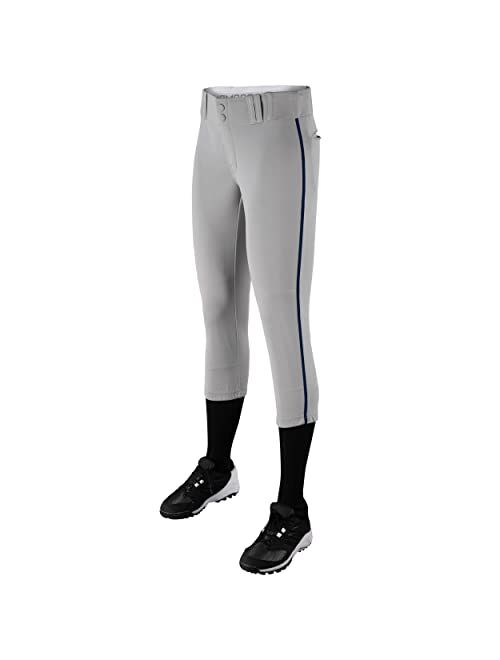 CHAMPRO Women's Tournament Low Rise Softball Pants with Side Piping