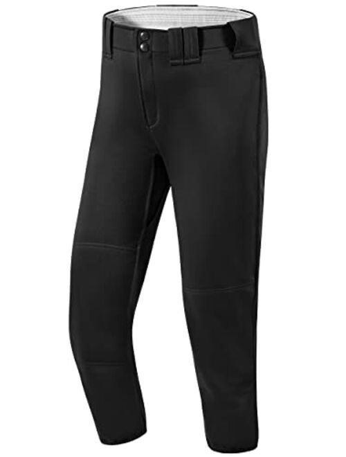 Willit Women's Softball Pants Belted Low Rise Fastpitch Pants UPF 50+