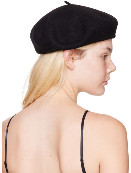 ROKH Black Wool Beret