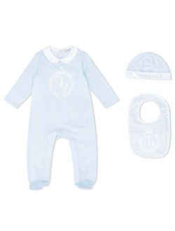 Kids logo print pajamas