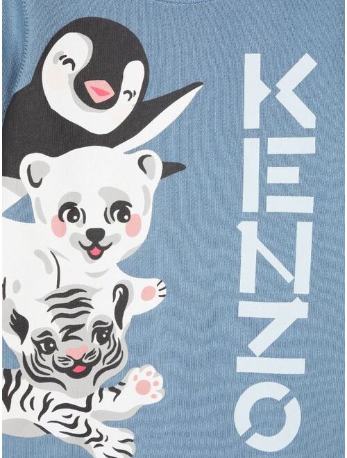 Kenzo Kids logo-print jersey pyjamas