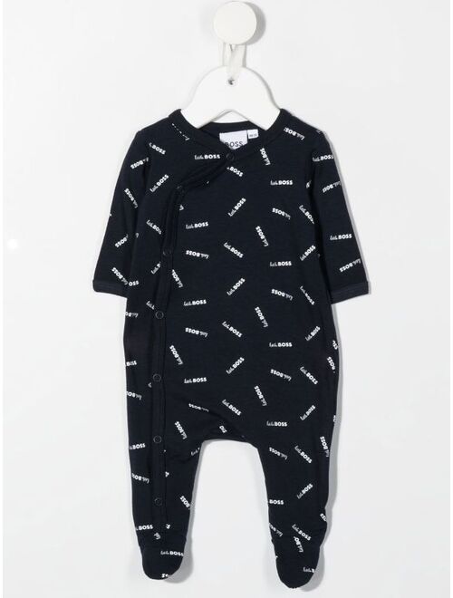 BOSS Kidswear logo-print pyjamas set