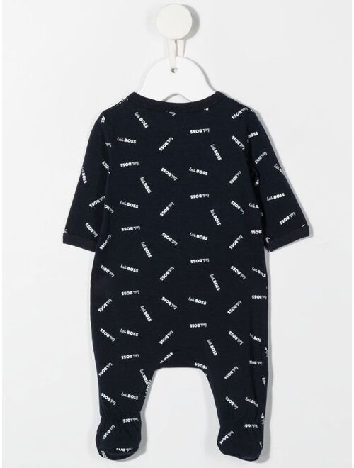 BOSS Kidswear logo-print pyjamas set