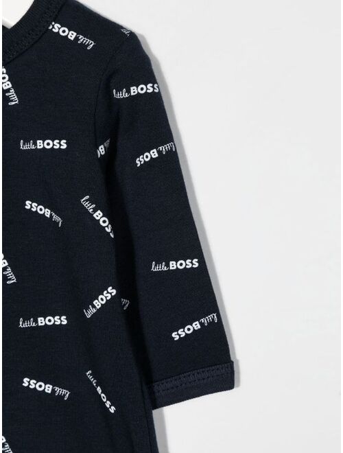 BOSS Kidswear logo-print pyjamas set