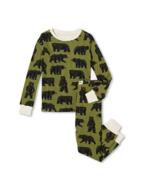 Hatley Kids Festive Dinos Organic Cotton PJ Set (Toddler/Little Kids/Big Kids)