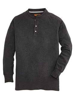 Venado Full Motion Henley Shirts for Men - Mens Henley Long Sleeve with Stretch