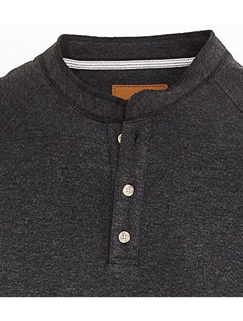 Venado Full Motion Henley Shirts for Men - Mens Henley Long Sleeve with Stretch