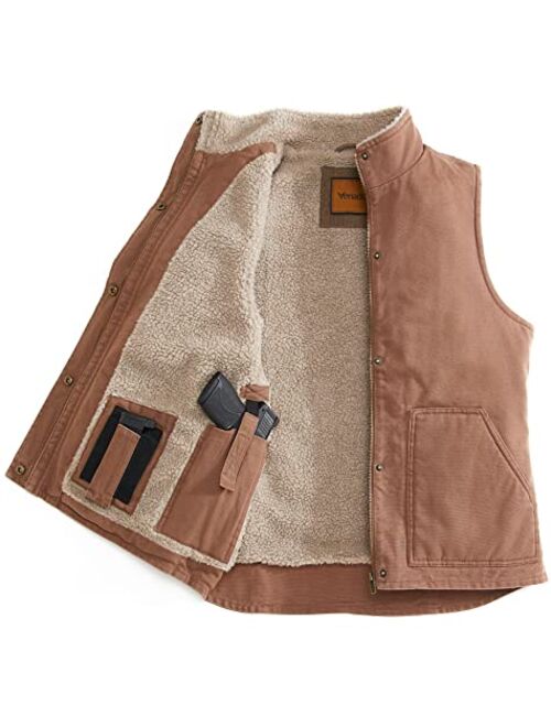 Venado Concealed Carry Vest for Women - Heavy Duty Canvas - Conceal Carry Pockets