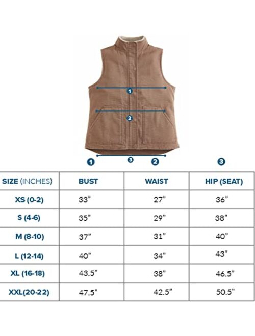 Venado Concealed Carry Vest for Women - Heavy Duty Canvas - Conceal Carry Pockets