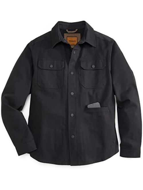 Venado Mens Quick Draw Canvas Concealed Carry Shirt Jacket