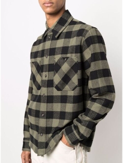 Off-White Arrows-print flannel shirt