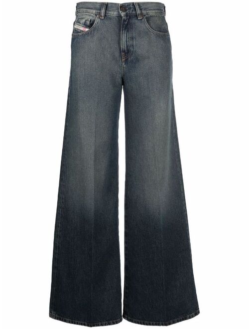 Diesel 1978 high-waisted flared jeans