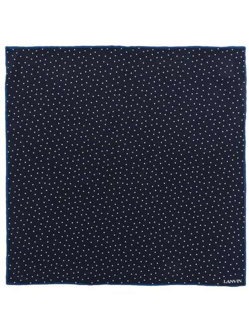 Lanvin polka dot pocket square