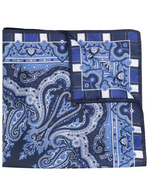 ETRO paisley-print pocket square