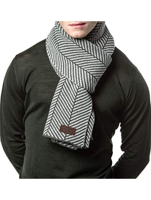 Gallery Seven Winter Scarf for Men, Soft Knit Scarves, in an Elegant Gift Box