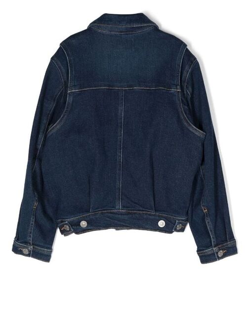 Diesel Kids denim button-down jacket