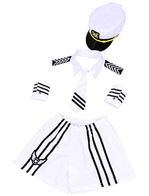 QinMi Lover Men Sexy Sailor Halloween Costume Outfit Lingerie