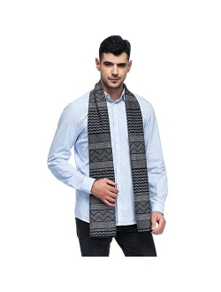 HOYAYO Mens Classic Warm Long Winter Scarf