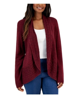 Karen Scott KAREN SCOTT Women's Turbo Shawl-Collar Cardigan, Created for Macy's