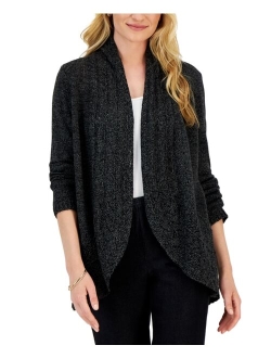 Karen Scott KAREN SCOTT Women's Turbo Shawl-Collar Cardigan, Created for Macy's