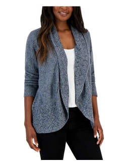 Karen Scott KAREN SCOTT Women's Turbo Shawl-Collar Cardigan, Created for Macy's