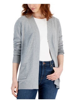 Karen Scott KAREN SCOTT Women's Two Pocket Cardigan, Created for Macy's