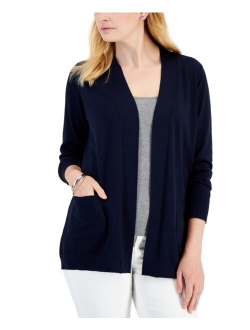 Karen Scott KAREN SCOTT Women's Two Pocket Cardigan, Created for Macy's