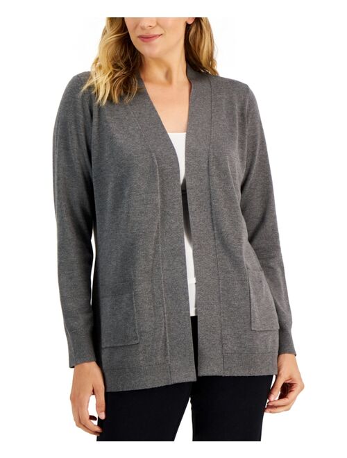 Karen Scott KAREN SCOTT Women's Two Pocket Cardigan, Created for Macy's