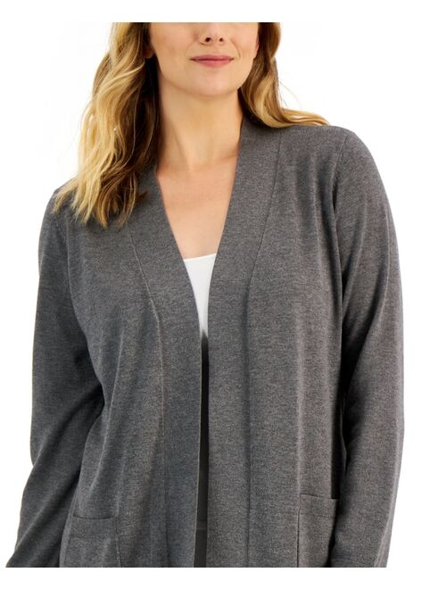 Karen Scott KAREN SCOTT Women's Two Pocket Cardigan, Created for Macy's