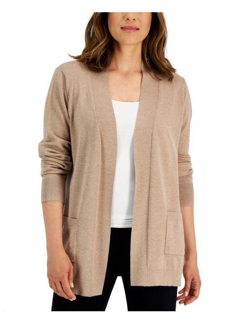 Karen Scott KAREN SCOTT Women's Two Pocket Cardigan, Created for Macy's