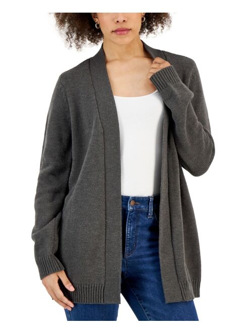 Karen Scott KAREN SCOTT Women's Open-Front Cardigan, Created for Macy's