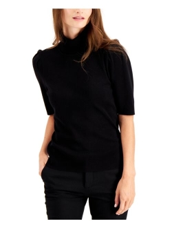 Turtleneck Elbow-Sleeve Sweater, Created for Macy's