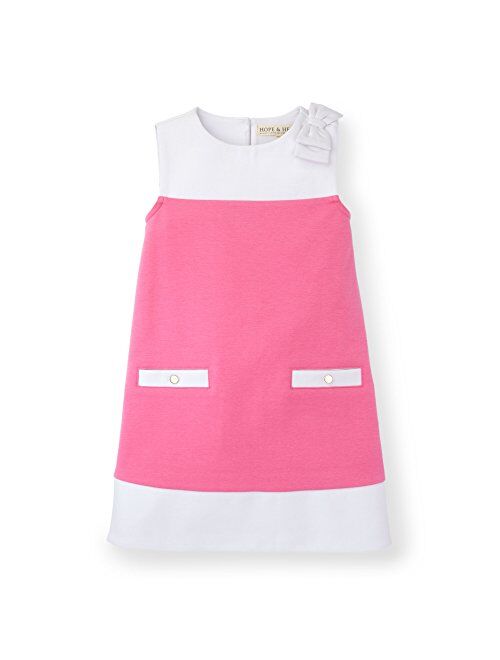 Hope & Henry Girls' A-Line Ponte Knit Dress, Infant