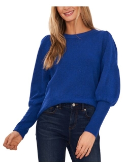 CECE Puff-Sleeve Sweater