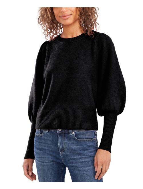 CECE Puff-Sleeve Sweater