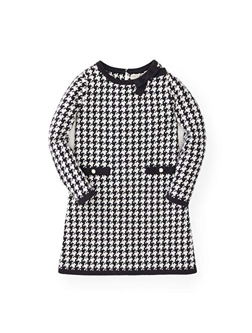 HOPE & HENRY Girls' Bow Detail Sweater Dress, Kids