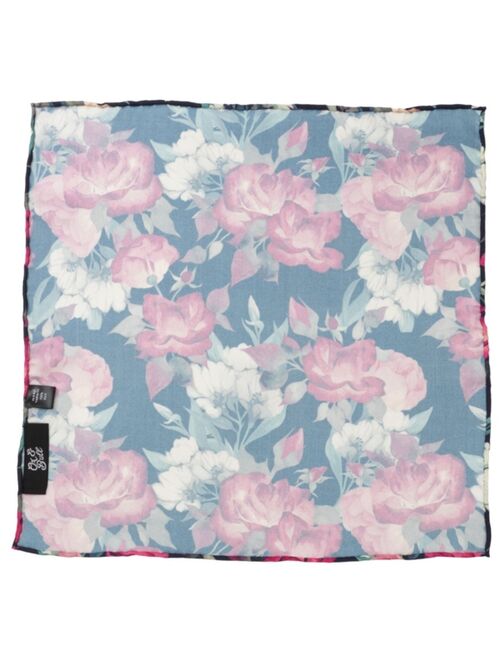 OX & BULL TRADING CO. Men's Painted Floral Pocket Square